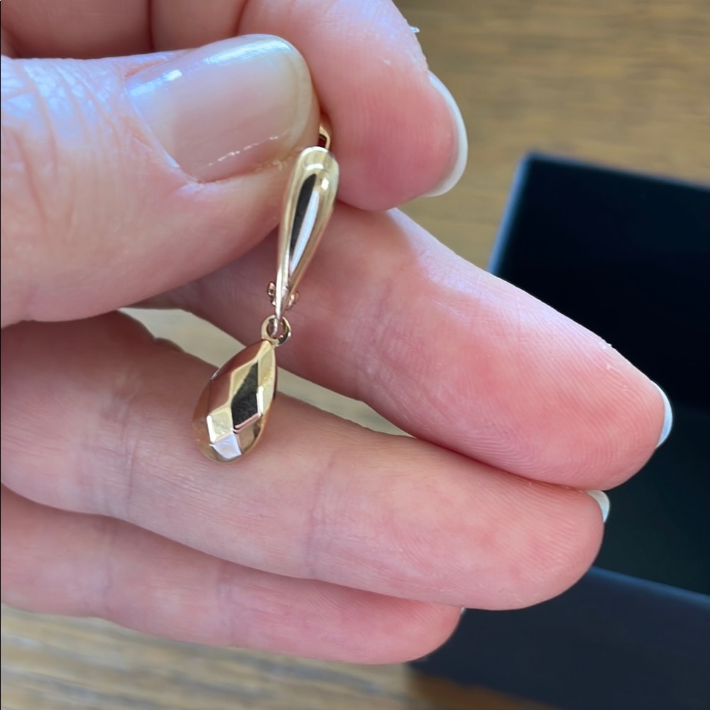 14k Rose Gold Drop Earrings